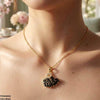 Stainless Steel Zircon Duck Pendant