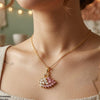 Stainless Steel Zircon Duck Pendant