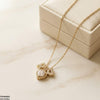 Stainless Steel Zircon Heart Pendant