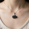 Stainless Steel Zircon Duck Pendant