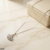 Stainless Steel Zircon Duck Pendant
