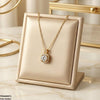 Stainless Steel Zircon Round/Square Pendant
