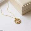 Stainless Steel Zircon Round Pendant