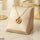 Stainless Steel Zircon Round Pendant