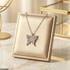 Stainless Steel Zircon Botterfly Pendant