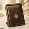 Stainless Steel Zircon Heart/Round Pendant