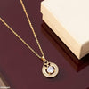 Stainless Steel Zircon Heart/Round Pendant