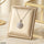 Stainless Steel Zircon Round Pendant