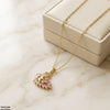 Stainless Steel Zircon Duck Pendant