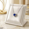 Stainless Steel Zircon Heart Pendant