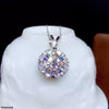 Flower Zircon Stone Pendant