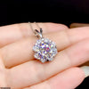 Flower Zircon Stone Pendant