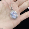 KRLOval Zircon Stone Pendant