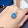 Round Zircon Stone Pendant