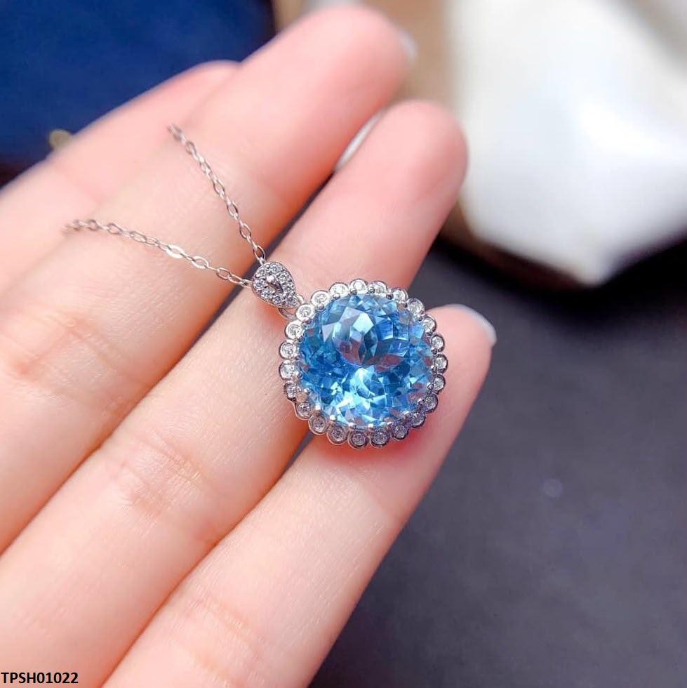 Round Zircon Stone Pendant
