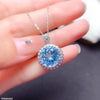 Round Zircon Stone Pendant