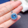 Round Zircon Stone Pendant