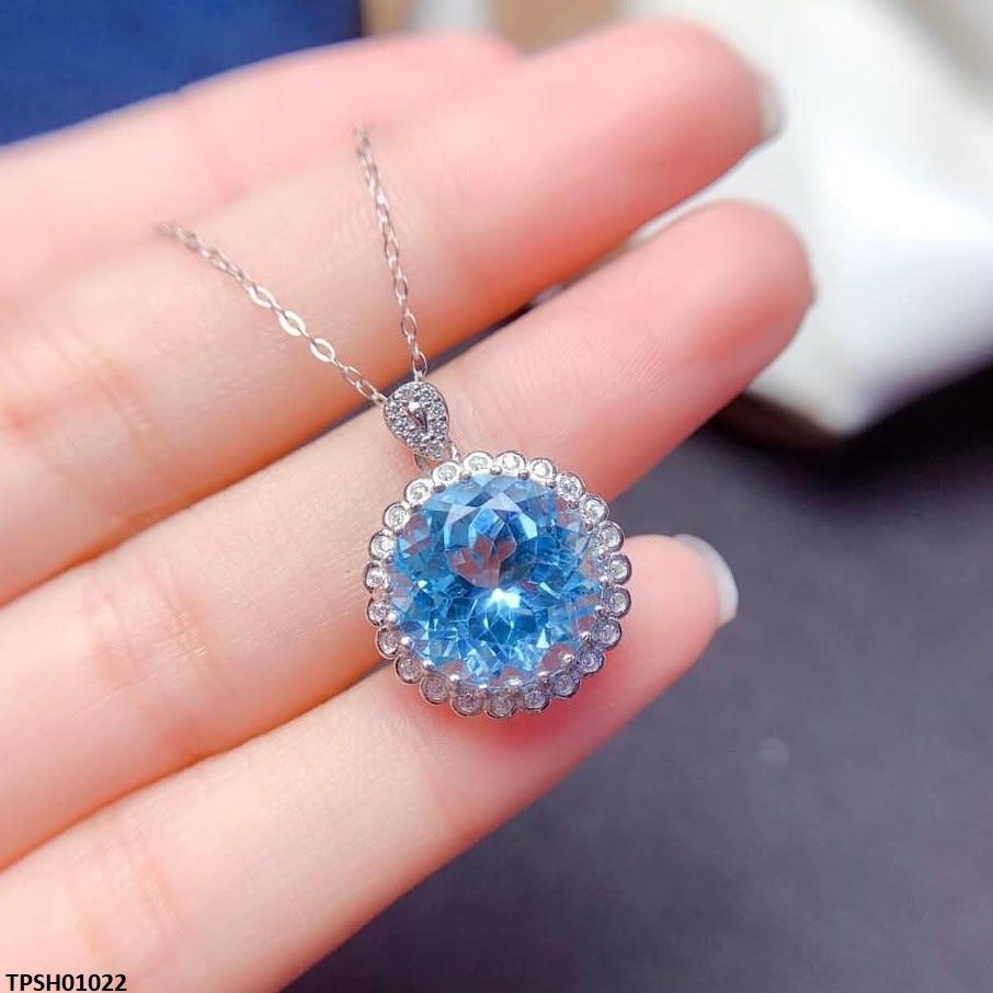 Round Zircon Stone Pendant