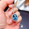 Oval Zircon Stone Pendant