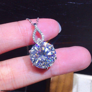 Round Zircon Stone Pendant