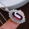 Rectangle Zircon Stone Pendant