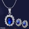 Oval Tops Pendant Set
