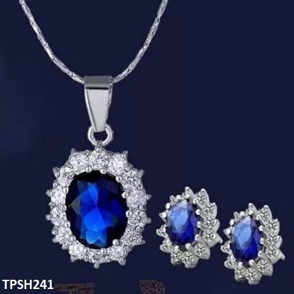 Oval Tops Pendant Set