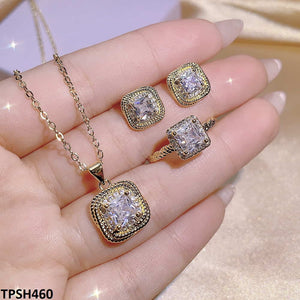 Bracket Square Pendant Set