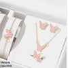 Painted Butterfly Pendant Set