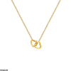 Double Heart Stainless Steel Pendent