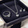 Round Zircon Pendant set
