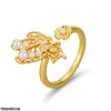 Butterfly Flower Ring Adjustable