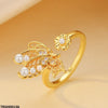 Butterfly Flower Ring Adjustable