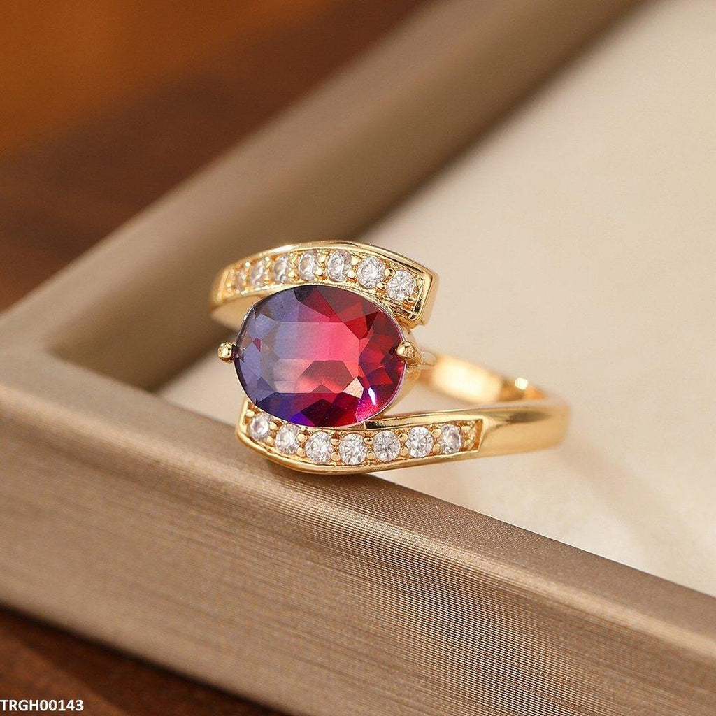 Oval Stone Ring