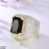 Rectangle Zircon Ring