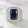 Rectangle Zircon Ring