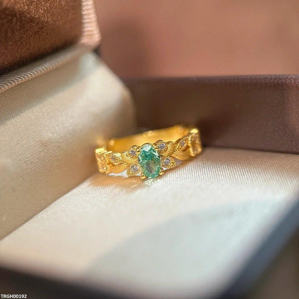 Oval Stone Adjustable Ring