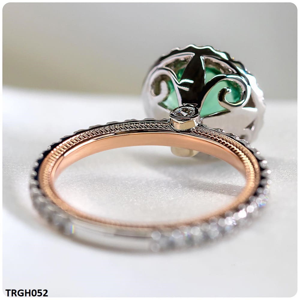 Greenish Round Ring
