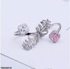 Leaf & Cushion Ring Adjustable