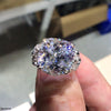 Elegant Leaf and Stone Ring