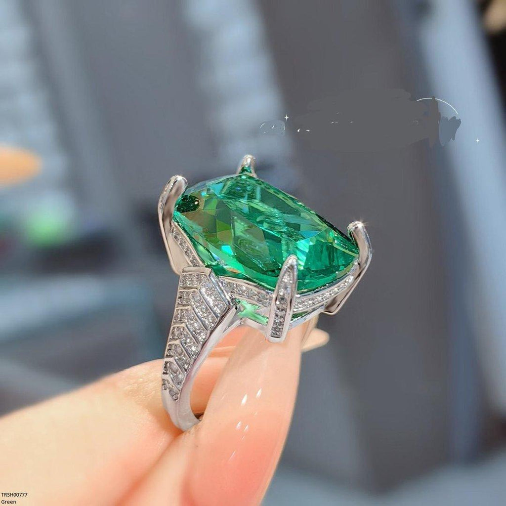 Zircon Crystal Stone Adjustable Ring