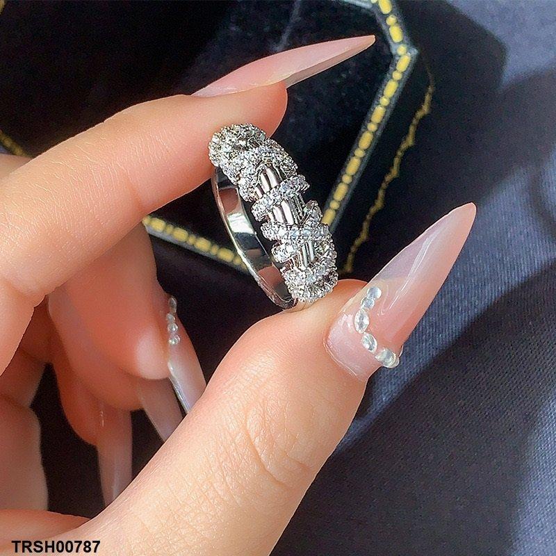Covered Zircon Ring