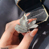 Leaf Zircon Ring Adjustable