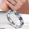 Round Sapphire Eternity Ring