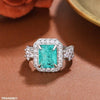 Square Zircon Ring Adjustable