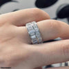 Round Double Stone Ring