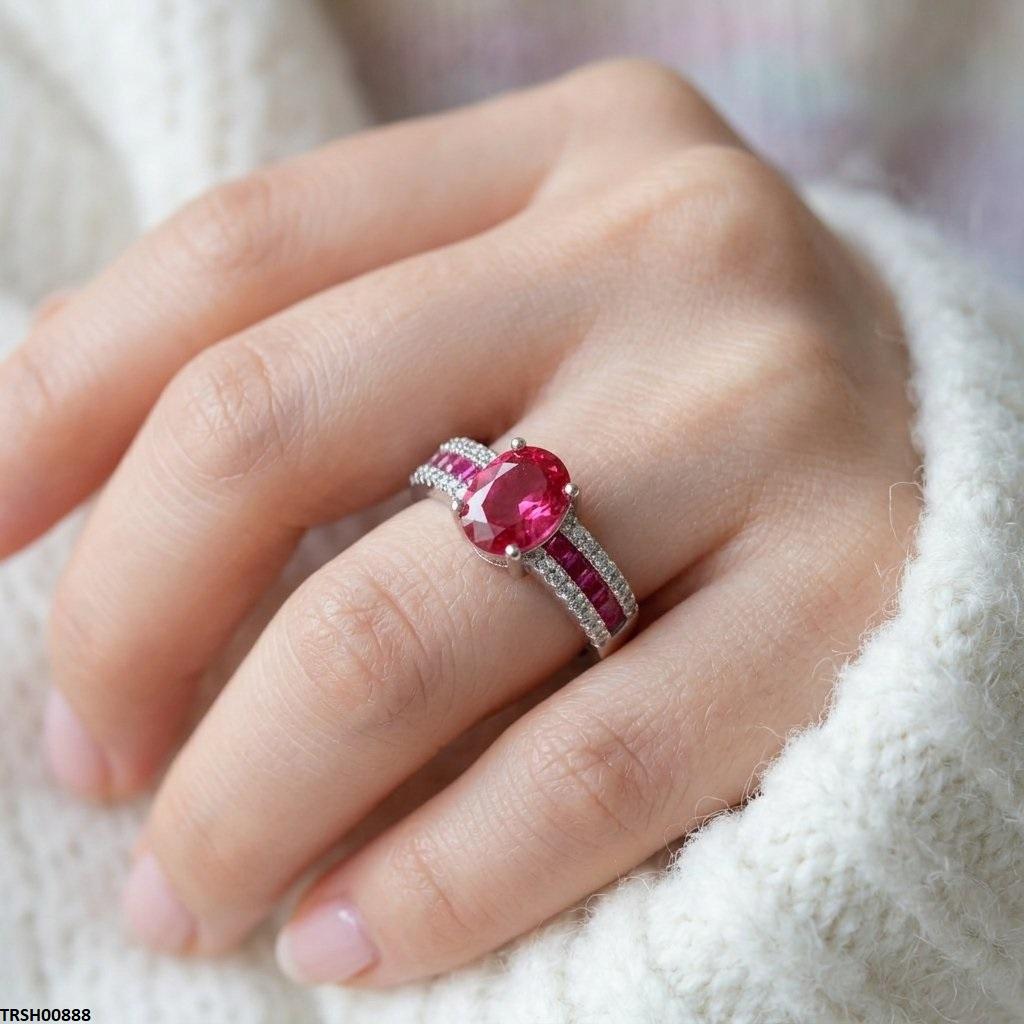 Oval/Square Layered Ring Adjustable
