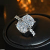 Oval Zircon Stone Ring Adjustable