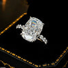 Oval Zircon Stone Ring Adjustable