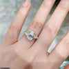 Tear Zircon Stone Ring Adjustable